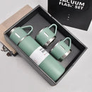 SKYTUR – Kit Térmico Completo para Todas as Estações! Garrafa Térmica 500ml + Tampa Multiuso + Xícaras | Quente & Frio | Envio Imediato!