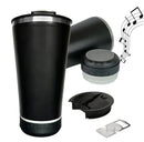 Copo Termico 420ml Tampa Abridor Cerveja Caixa Som Bluetooth