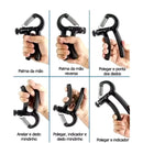 HandGrip Treiandor Musculação Mao e Flexor De Punho Com Mola Ajustável Antebraço Mãos
