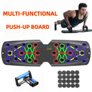 Portable Multi-Function Push-Up Board Fitness Equipment for Home Workout Muscle Training Foldable Stretching Exercise Gear