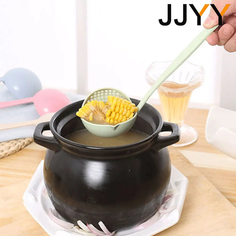 JJYY Colher 2 em 1 para Cozinha – Praticidade e Versatilidade em um Só Utensílio!