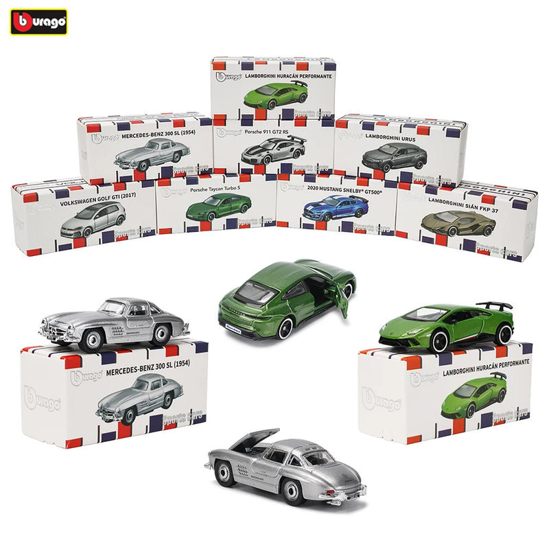 Coleção Bburago – Réplicas de Carros de Luxo em Miniatura! Ferrari | Mercedes-Benz | Lamborghini | Porsche | BMW | Mustang