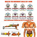 Portable Multi-Function Push-Up Board Fitness Equipment for Home Workout Muscle Training Foldable Stretching Exercise Gear