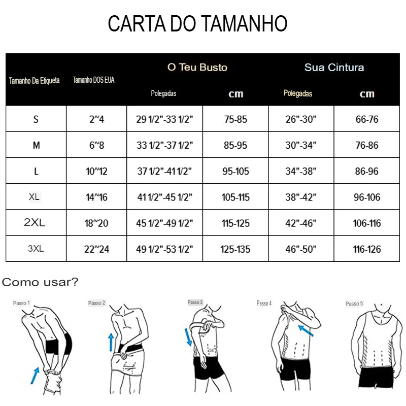 Colete Modelador Masculino Slim – Controle Total da Barriga e Cintura!