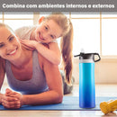 FEIJIAN Garrafa de água Térmica de Aço Inoxidável 316,Garrafa de água Gradual Multicolorida,Isolamento Vácuo Para Fitness,Moda