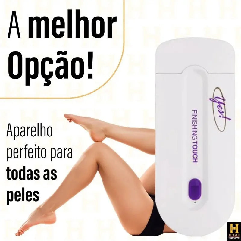 Depilador Elétrico Feminino — Corpo e Rosto | Carregamento Sem Fio