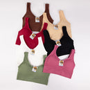 academia，roupa de academia femininas，sutiãs esportivos， Feminino Sem Bojo Basico Liso Sem Costura Nas Laterais，brasil