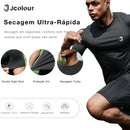 Camiseta Esportiva Masculina – Respirável, Elástica e de Secagem Rápida!