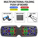 Portable Multi-Function Push-Up Board Fitness Equipment for Home Workout Muscle Training Foldable Stretching Exercise Gear