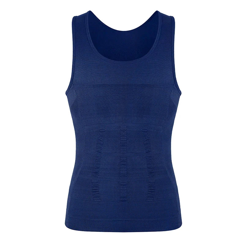 Colete Modelador Masculino Slim – Controle Total da Barriga e Cintura!