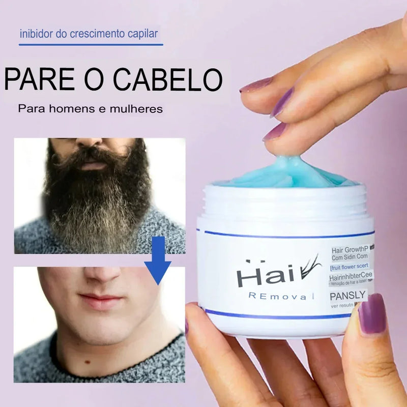 Creme Depilatório Inibidor de Crescimento – Remoção de Pelos 50g