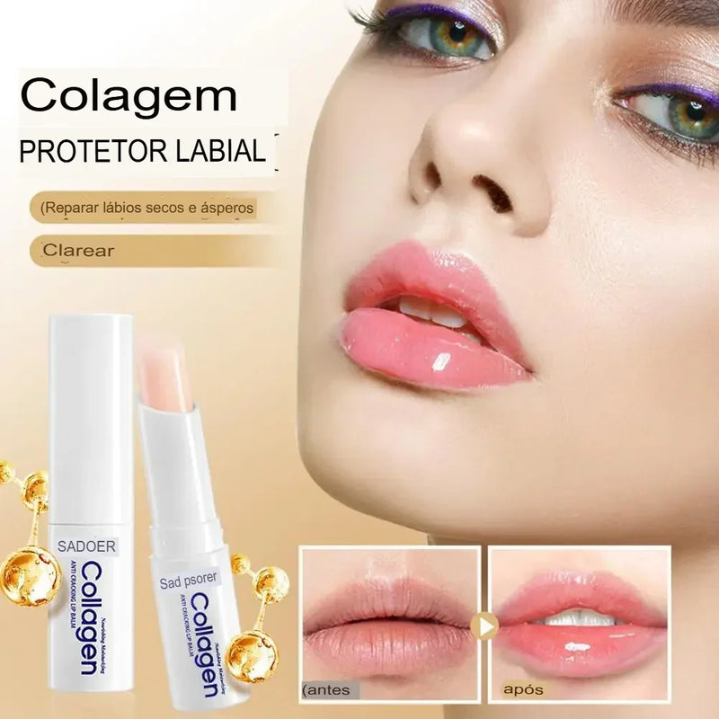 SADOER Bálsamo Labial com Colágeno – Hidratação Intensa e Brilho Natural!