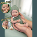 Boneca Bebê Reborn Menino de Silicone – 13 Polegadas