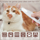 Aparador de Patas com Luz LED – Cuidados Profissionais para Seu Pet!