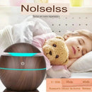 Humidificador de ar de madeira purificador USB aromaterapia difusor spray essence umidificador ultra-sônico