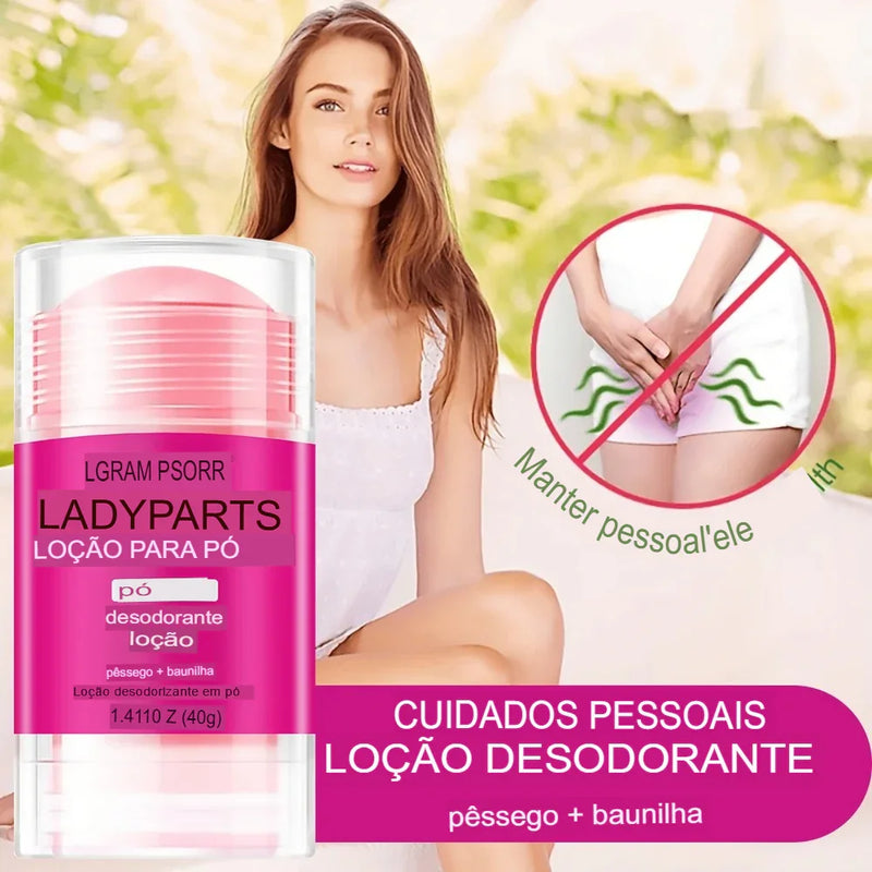 Desodorante em Bastão Pêssego & Mel – Proteção, Frescor e Perfume Suave