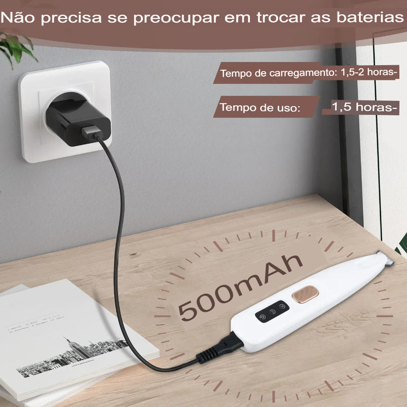 Aparador de Patas com Luz LED – Cuidados Profissionais para Seu Pet!