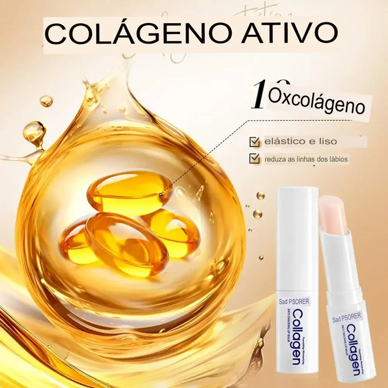 SADOER Bálsamo Labial com Colágeno – Hidratação Intensa e Brilho Natural!