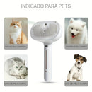 Spray Pente Removedor de Pelos para Pets – Escova 2 em 1 com Névoa de Água