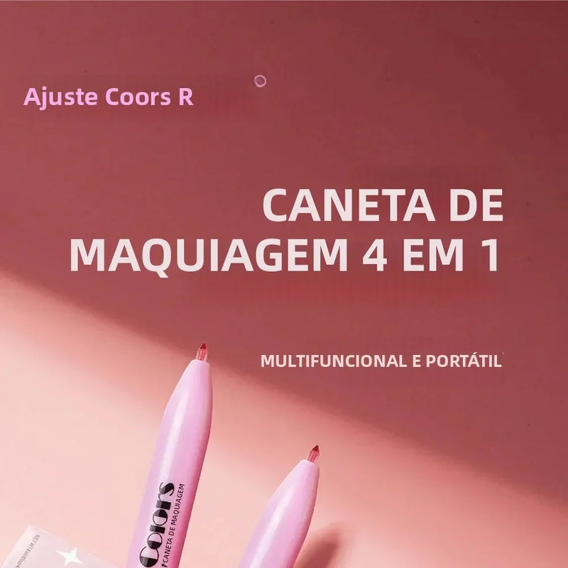 Fit Colors Caneta 4 em 1 - Beleza Prática e Versátil!