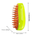 Escova a Vapor 3 em 1 para Cães e Gatos – Pente Elétrico com Pulverizador e Massagem