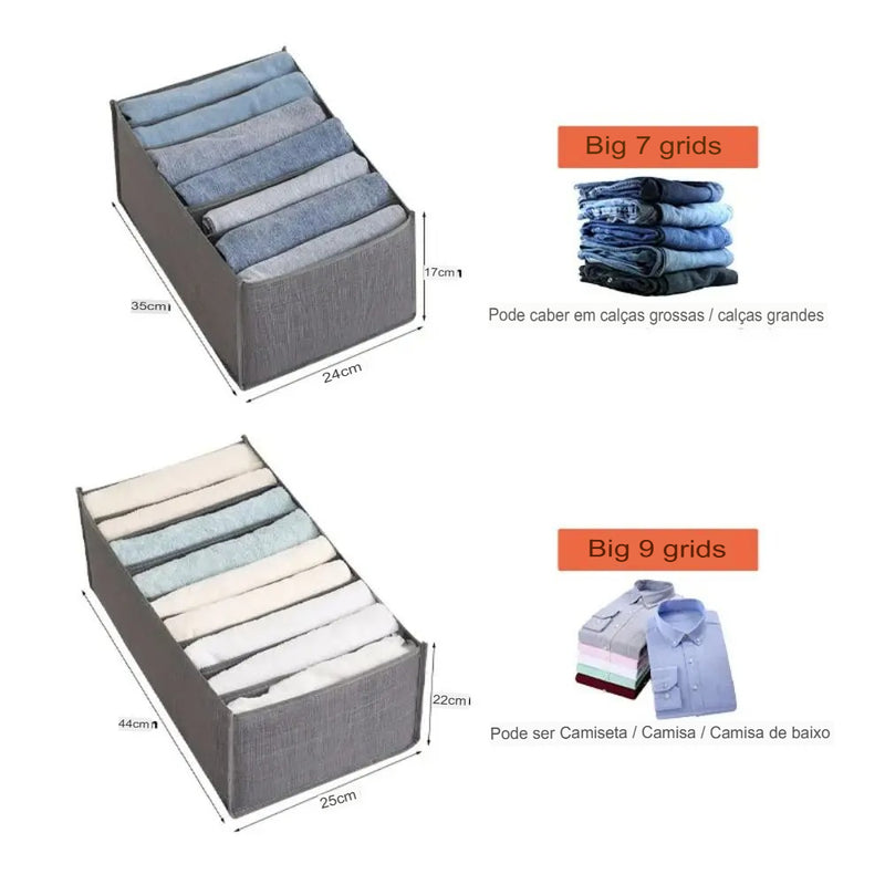 Organizador de Roupas para Gavetas