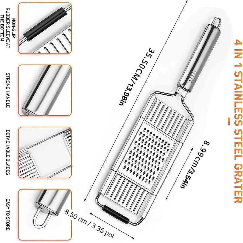 Cortador e Ralador de Vegetais 5 em 1
