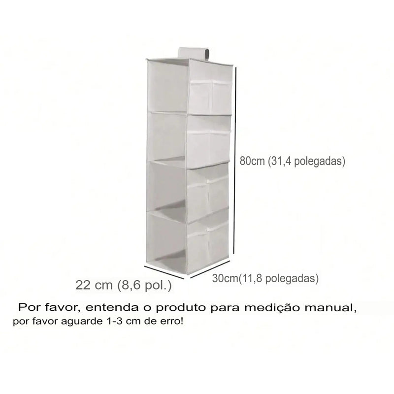 Organizador de Roupas Pendurado Multi-Camadas