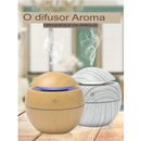 Humidificador de ar de madeira purificador USB aromaterapia difusor spray essence umidificador ultra-sônico