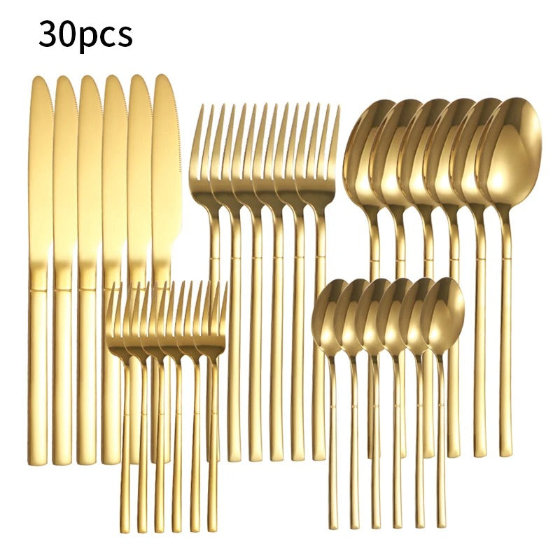 Conjunto de Talheres em Aço Inoxidável