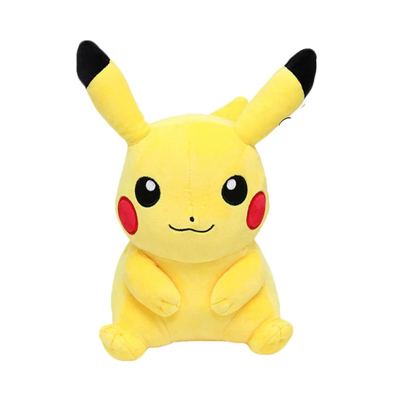 Pelúcias Pokémon Originais – Pikachu, Charmander, Squirtle e Bulbasaur